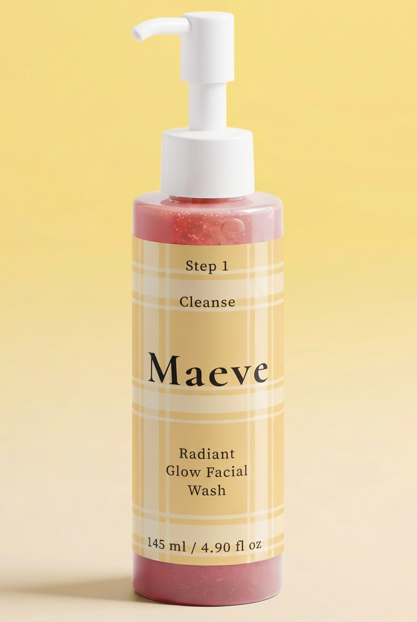Radiant Glow Facial Wash verder ingezoomd