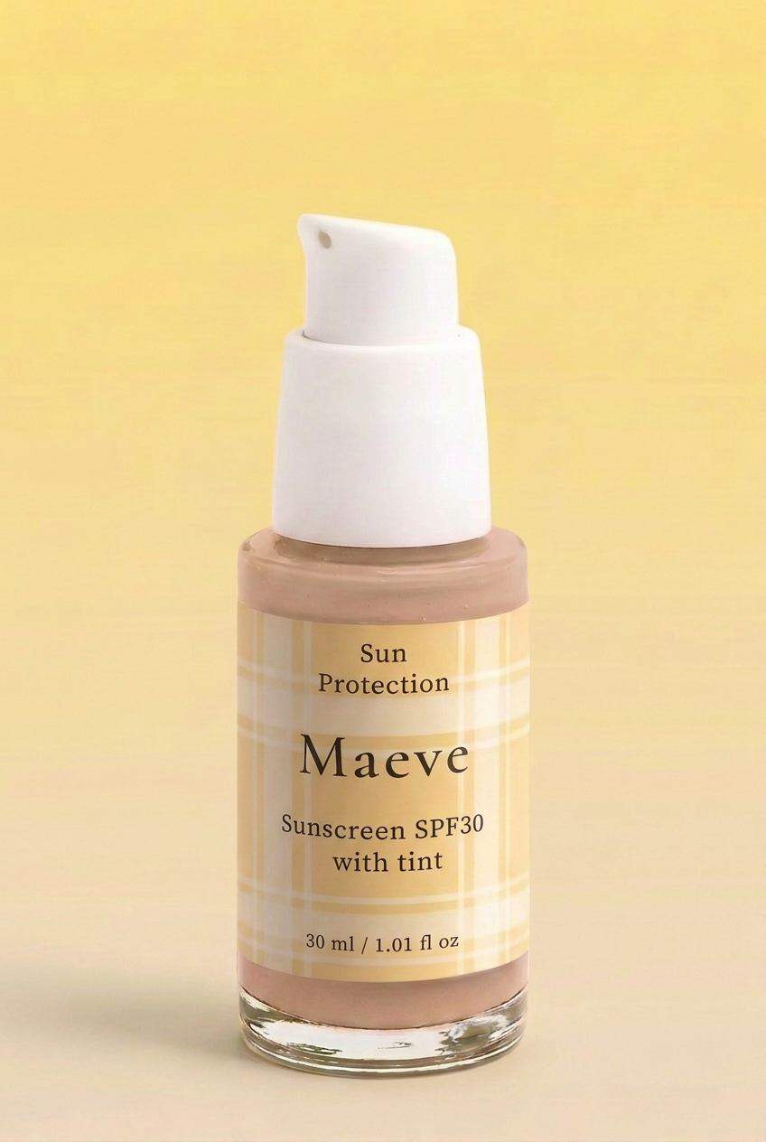 Sunscreen SPF30, alleen het flesje centraal