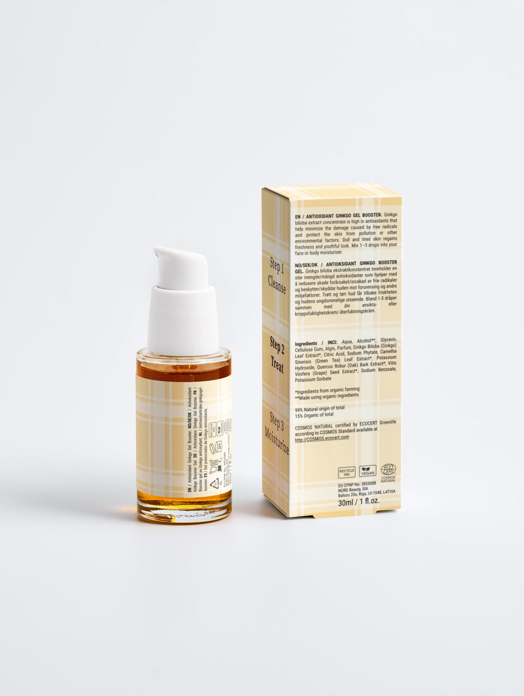 Antioxidant Ginkgo Gel Booster