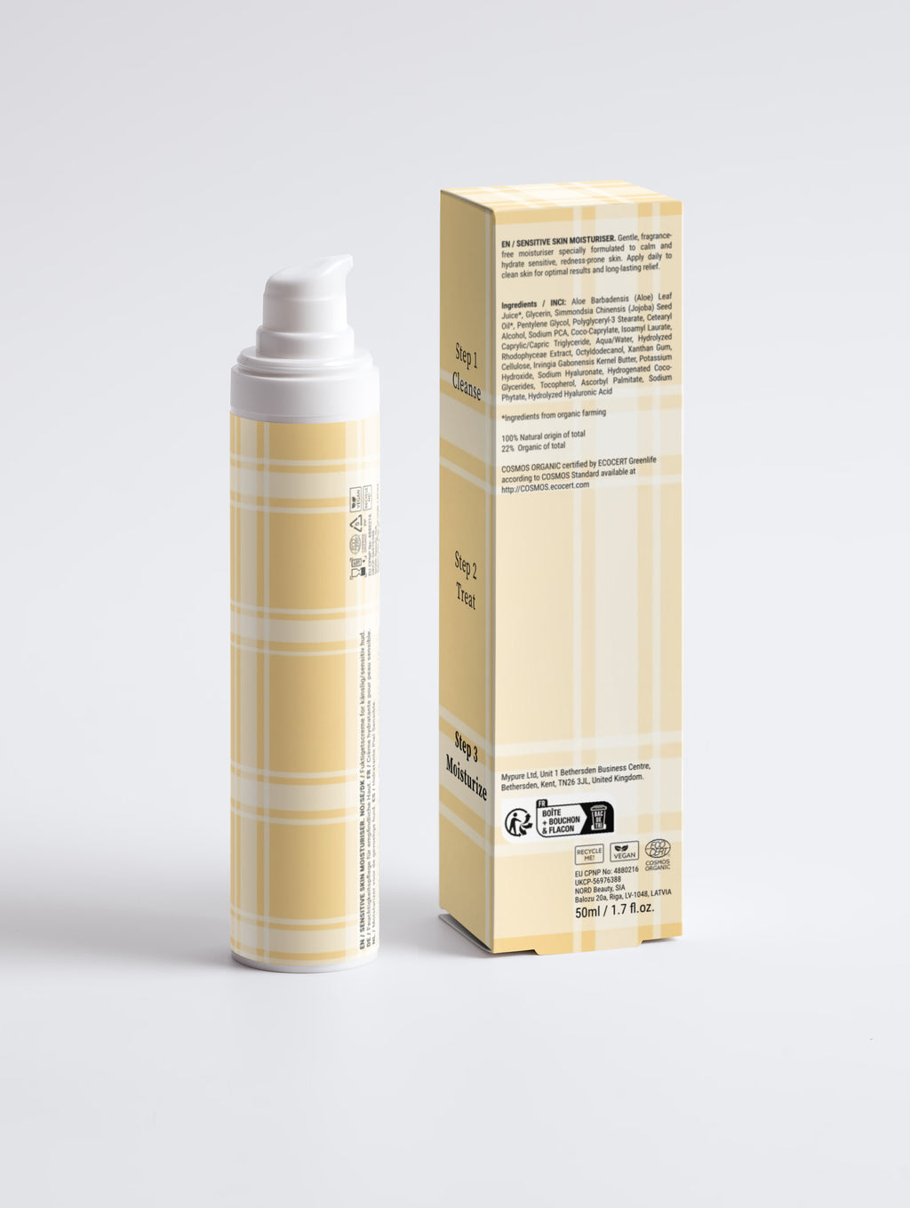 Sensitive Skin Moisturiser, Fragrance Free