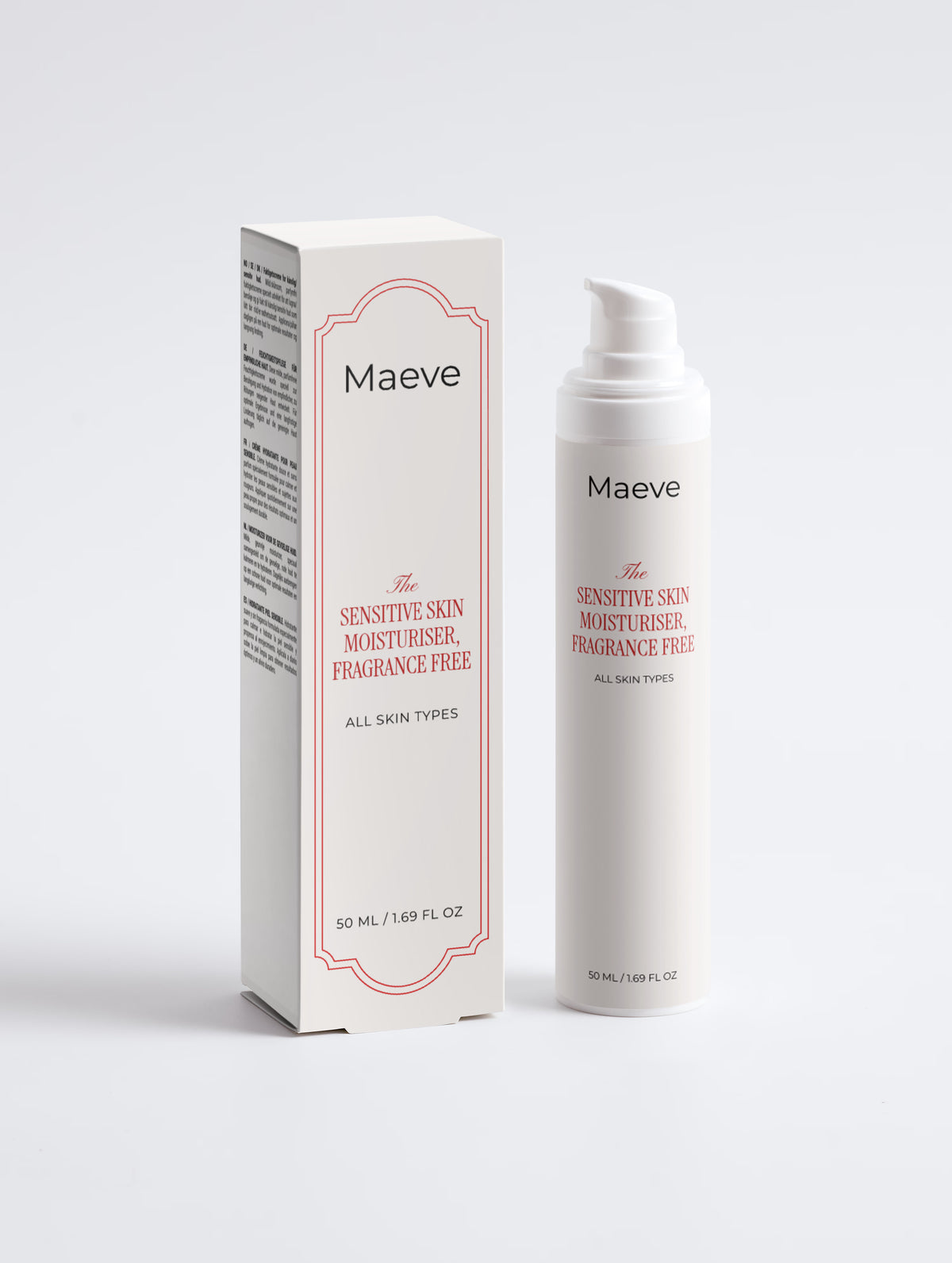 Sensitive Skin Moisturiser, Fragrance Free
