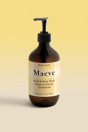 Ginger & Smoky Cardamom met Maeve-achtergrond
